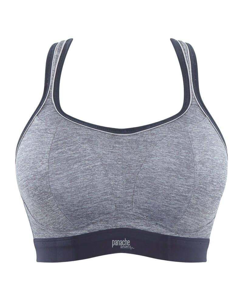 Panache Sport Boundless Wire-free Sports Bra - Charcoal Marle Bras 