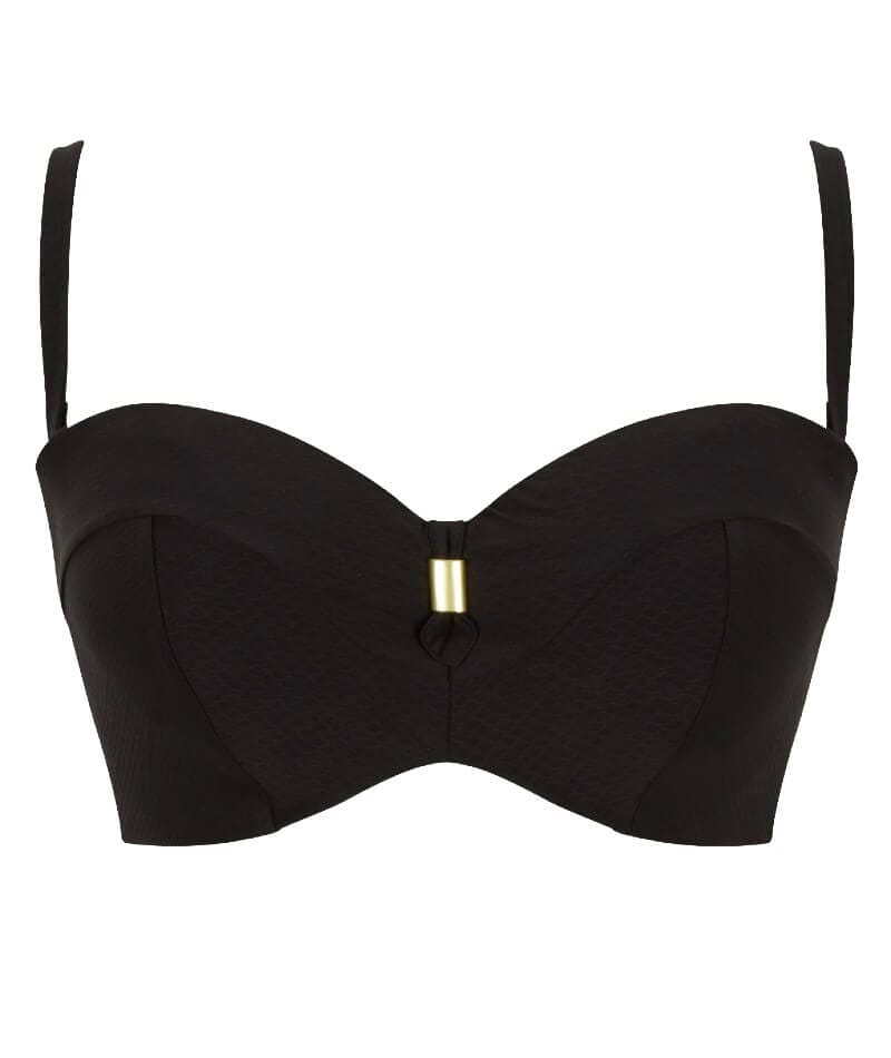 Buy DAGİ Black Strapless Bikini Top, Half-padded, Underwire, Swimwear for  Women Online