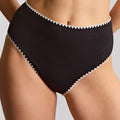 Panache Swimwear Aurora High Waist Bikini Brief - Aurora Black/White