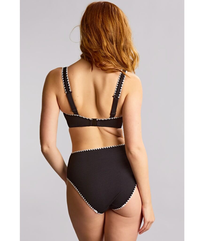Panache Swimwear Aurora High Waist Bikini Brief - Aurora Black/White