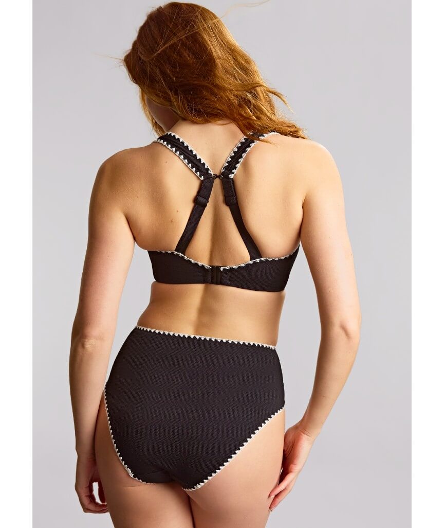 Panache Swimwear Aurora High Waist Bikini Brief - Aurora Black/White