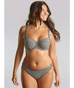 Panache Swimwear Gingham Olivia Underwire Full Cup Bikini - Black Gingham Swim 