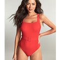 Panache Swimwear Signature Serena Square Neck One Piece Swimsuit - Rossa Red