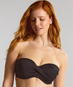 Panache Swimwear Spirit Ella Twist Bandeau Bikini - Black