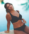 Panache Swimwear Spirit Lauren Plunge Bikini Top - Black Swim