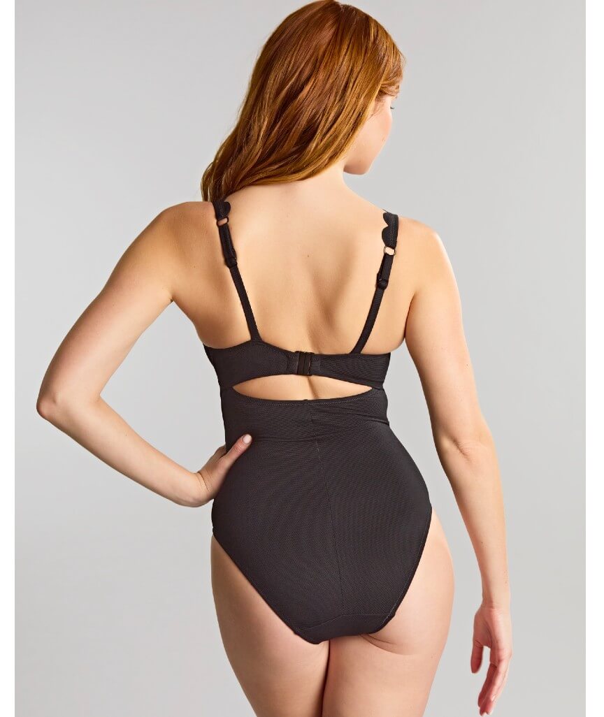 Panache Swimwear Spirit Rita Plunge One Piece Swimsuit - Black