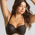 Panache Tango Essence Balconnet Underwire Bra - Black
