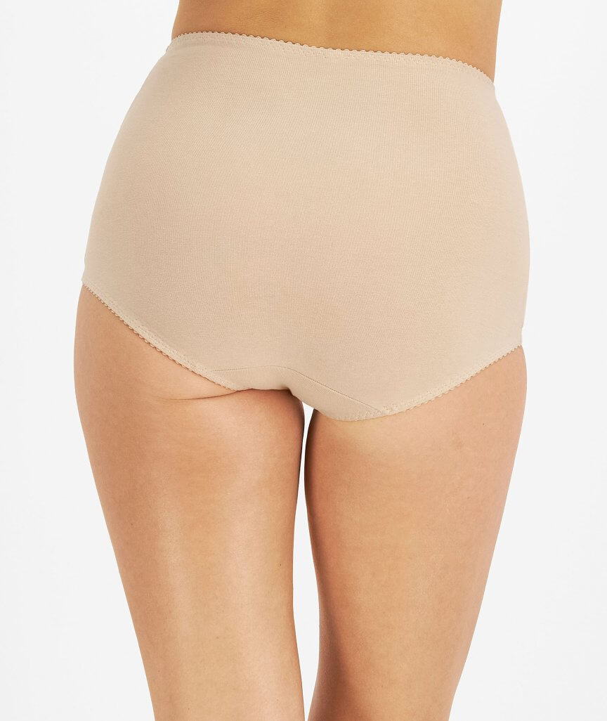 Playtex Cotton Rich Shaping Full Brief - Nude