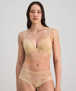 Pleasure State My Fit Lace Push Up Plunge Bra - Frappe Bras 