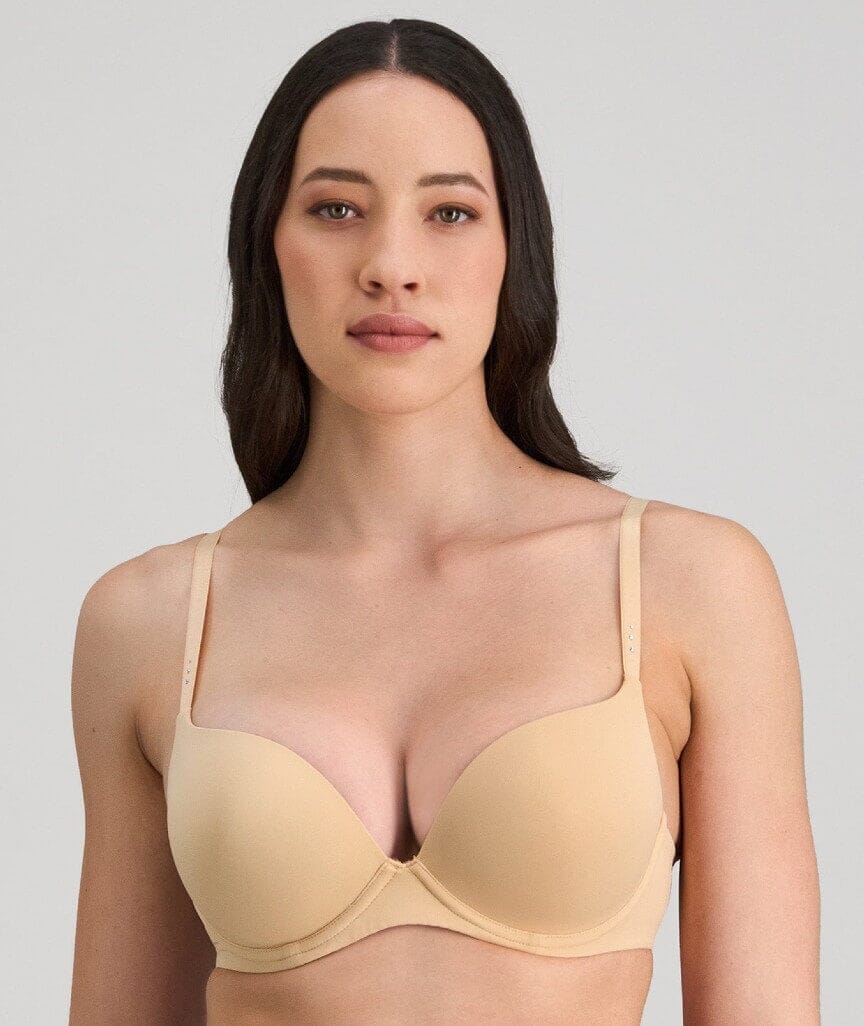 Pleasure State My Fit Smooth 200% Boost Push Up Plunge Bra - Frappe Bras 