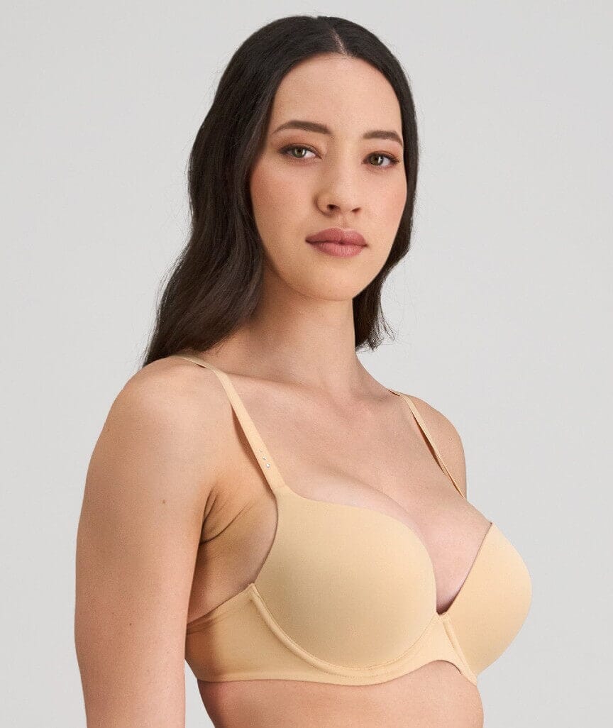 Pleasure State My Fit Smooth 200% Boost Push Up Plunge Bra - Frappe Bras 