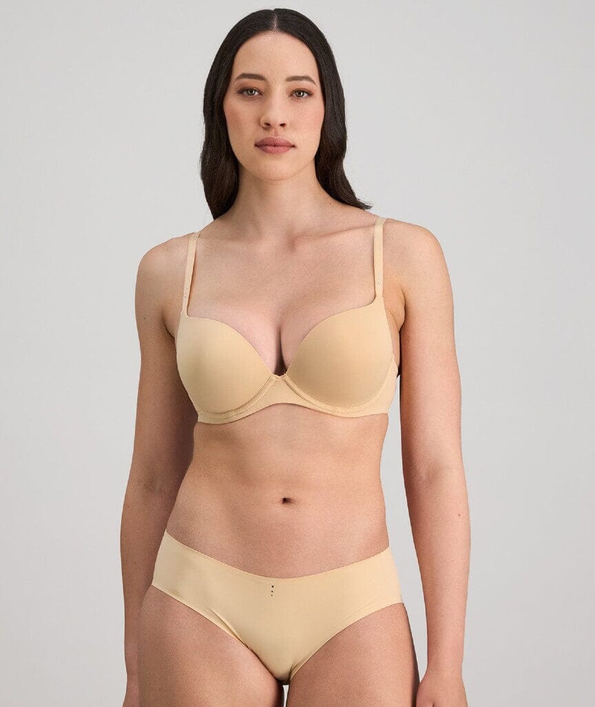 Pleasure State My Fit Smooth 200% Boost Push Up Plunge Bra - Frappe Bras 