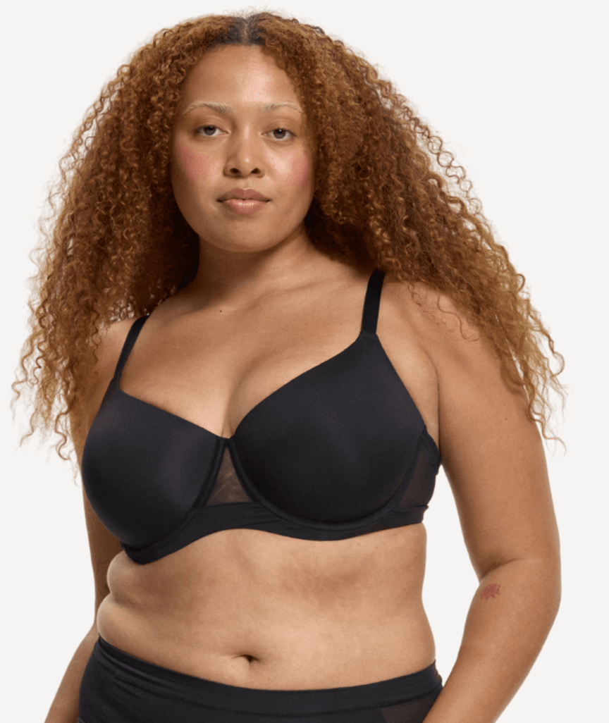 Nala Knockout Padded Tshirt Bra - Licorice