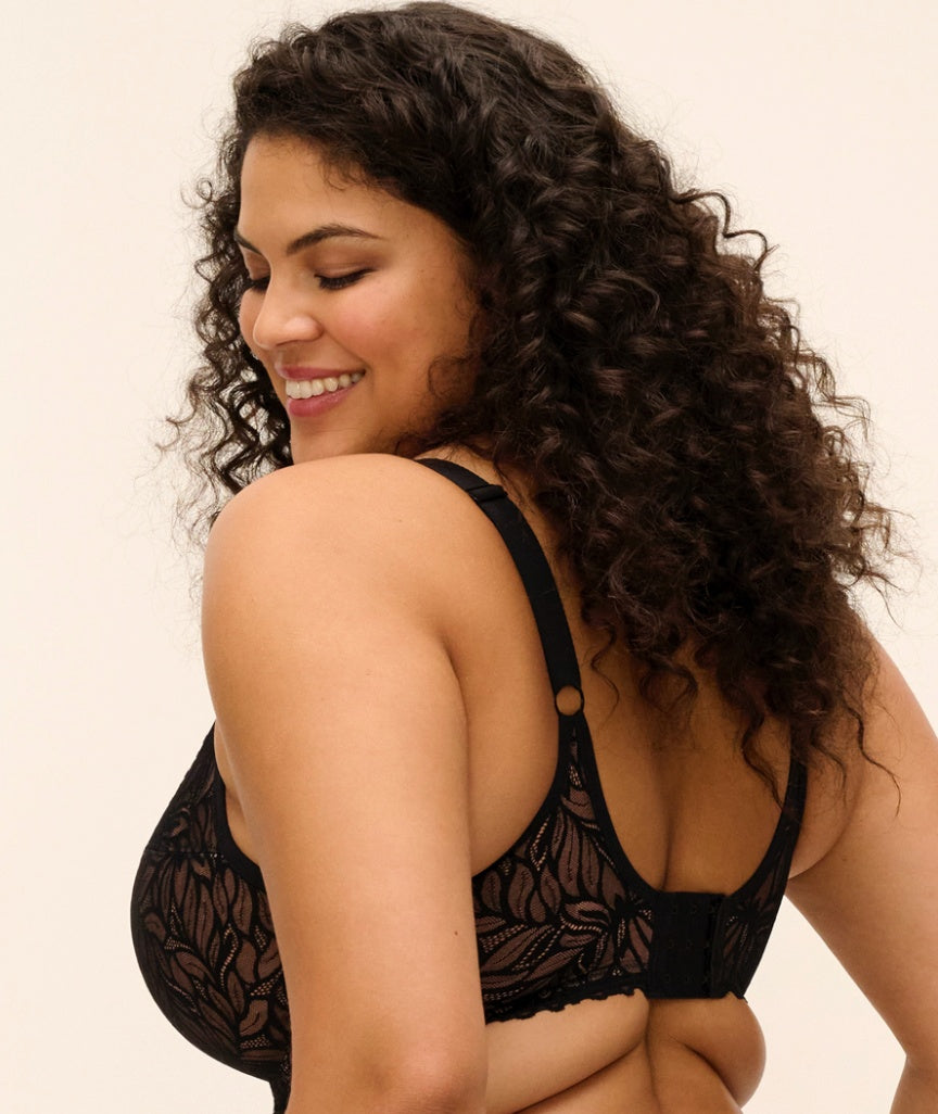Elomi Carena Underwire Balconette Bra - Black