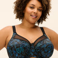Goddess Kayla Underwire Banded Bra - Ornate
