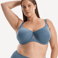 Nala Knockout Padded T-shirt Bra - Blue Steel