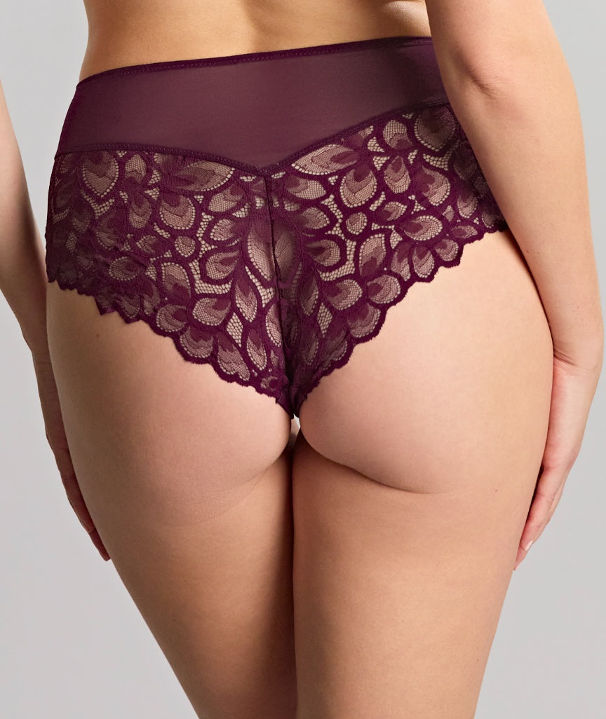 Panache Allure Deep Brief - Plum