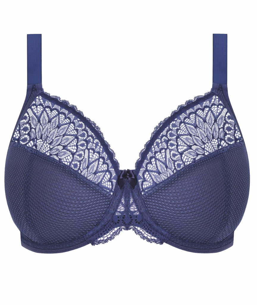 Elomi Tiernie Underwire Stretch Plunge Bra - Denim