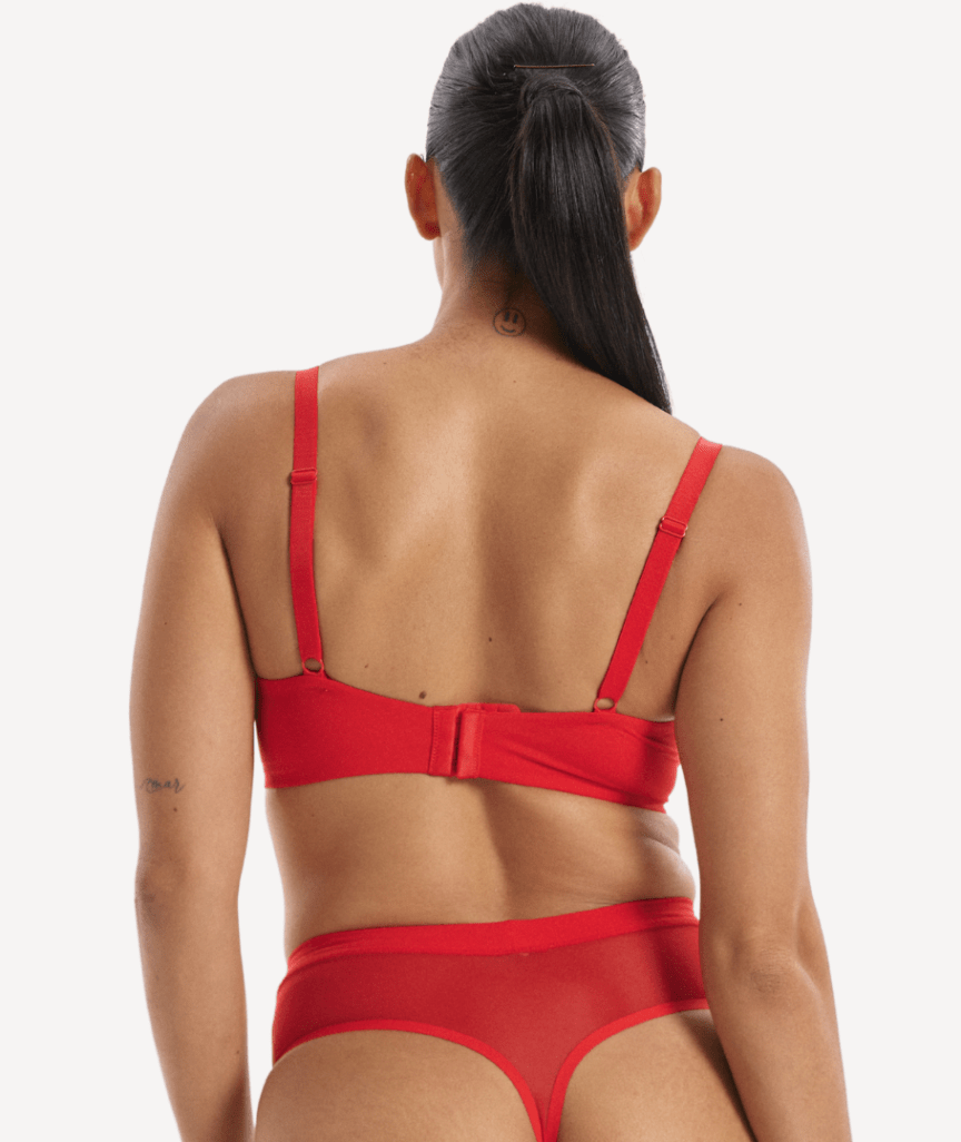 Nala Padded Flexiwire Bra - Cherry Jam