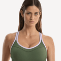 Nala High Impact Wirefree Sports Bra - Pickle/Lavender Fizz
