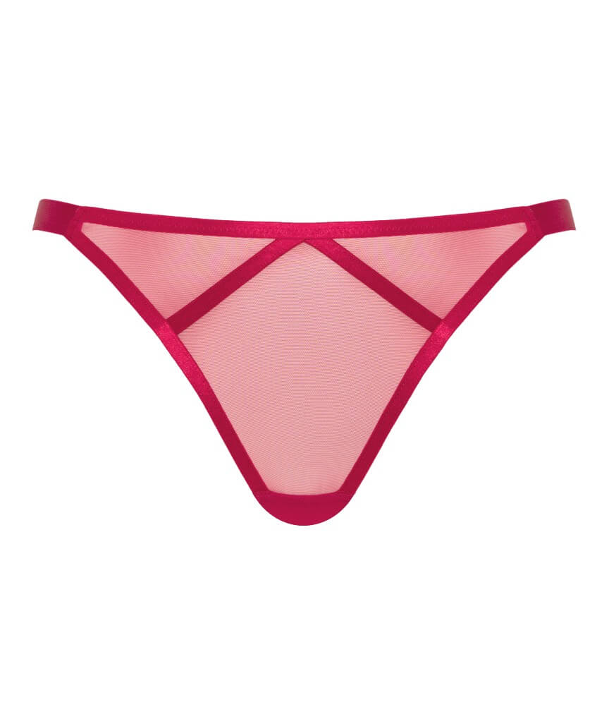 Scantilly Loved Up Brazilian Brief- Crimson