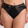 Scantilly Suspense High Waist Brief - Black