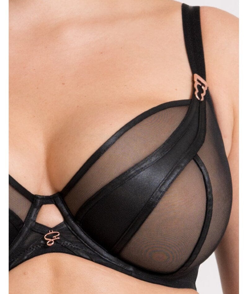 Scantilly Suspense Plunge Bra - Black Bras 