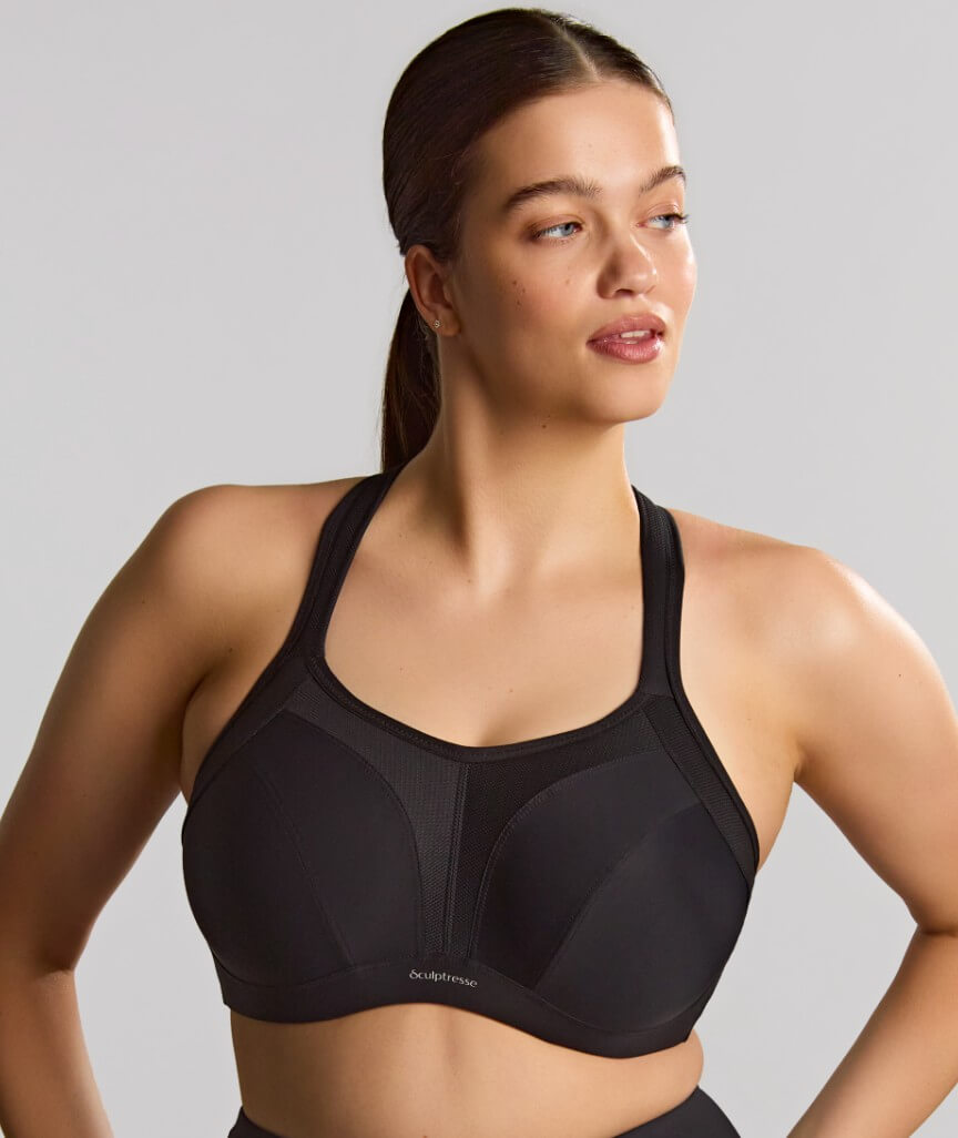Sculptresse Activate Non Padded Underwired Sports Bra - Black