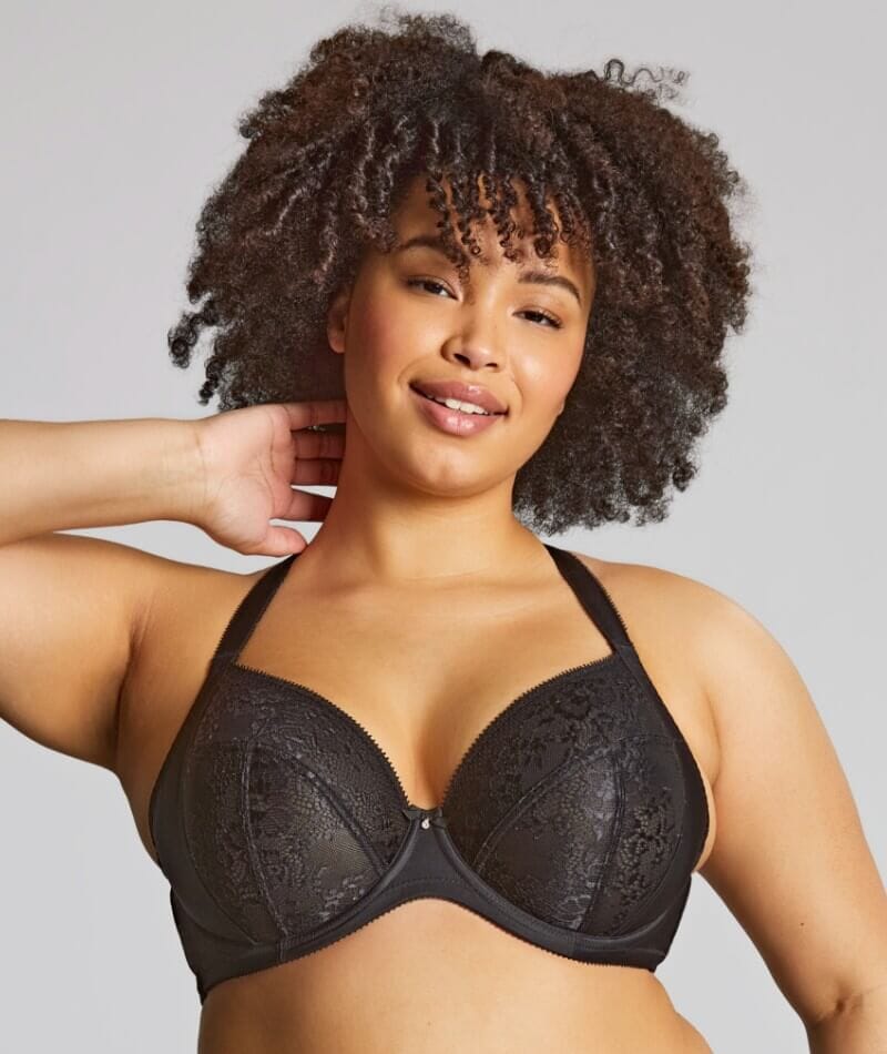Sculptresse Roxie Plunge Underwired Bra - Black Bras 