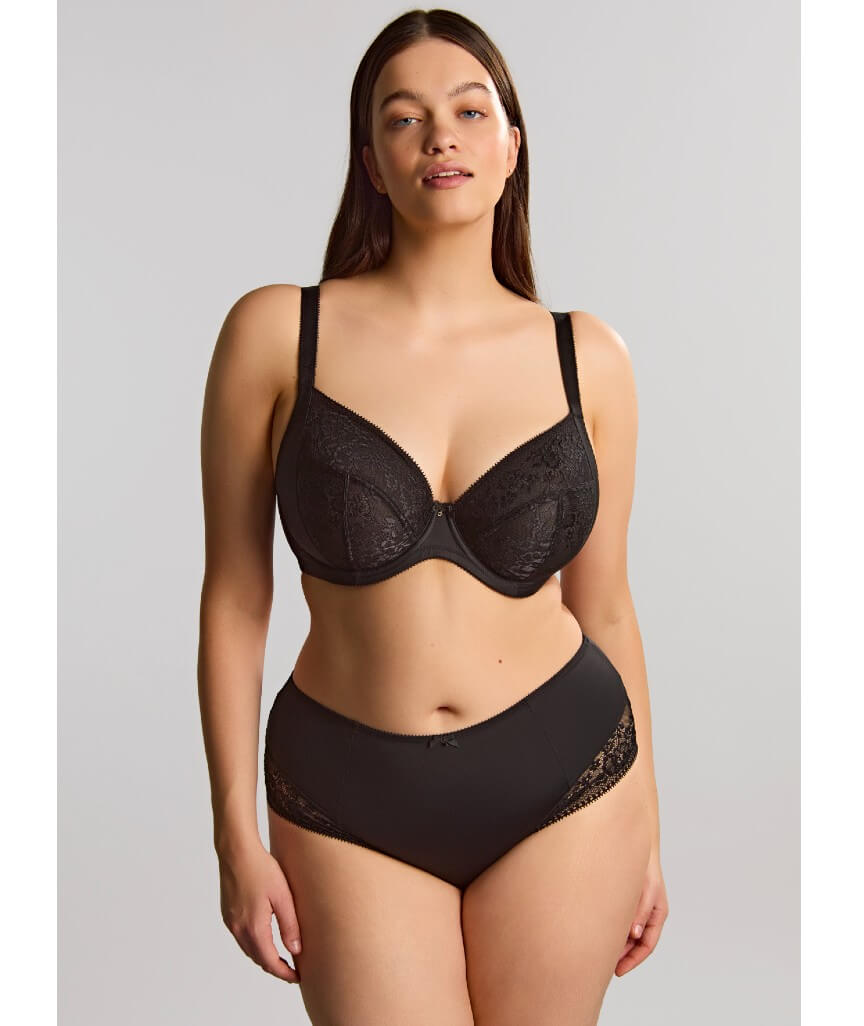 Sculptresse Roxie Plunge Underwired Bra - Black