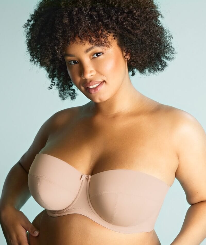 Sculptresse Dana Strapless Underwired Bra - Linen Bras 