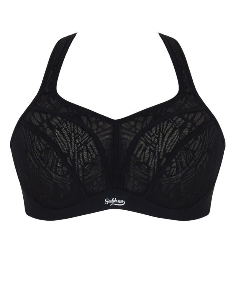 Sculptresse Activate Non Padded Underwired Sports Bra - Black/Chalk Bras 
