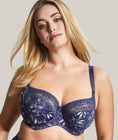 Sculptresse Chi Chi Underwired Balconnet Bra - Blue Meadow Swatch Image