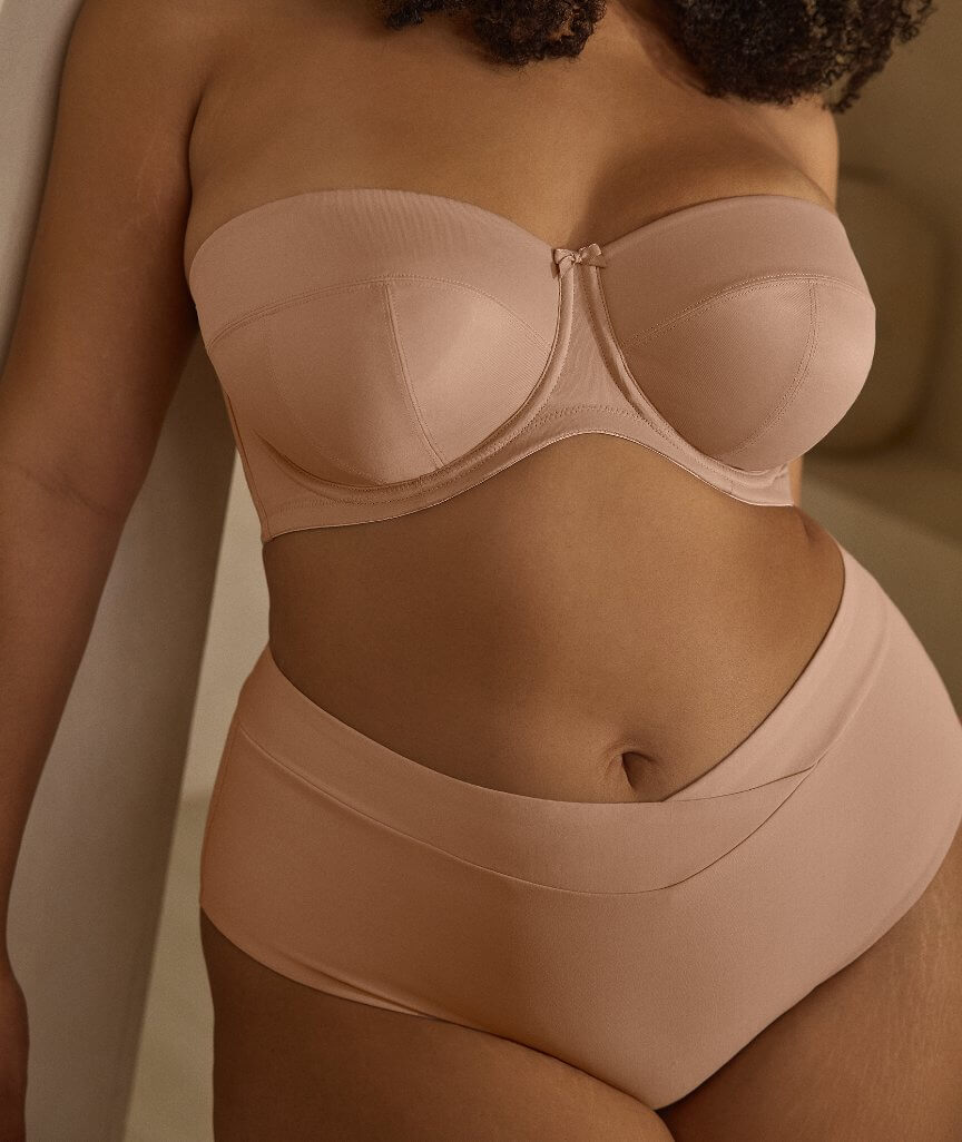 Sculptresse Dana Strapless Underwired Bra - Hazel