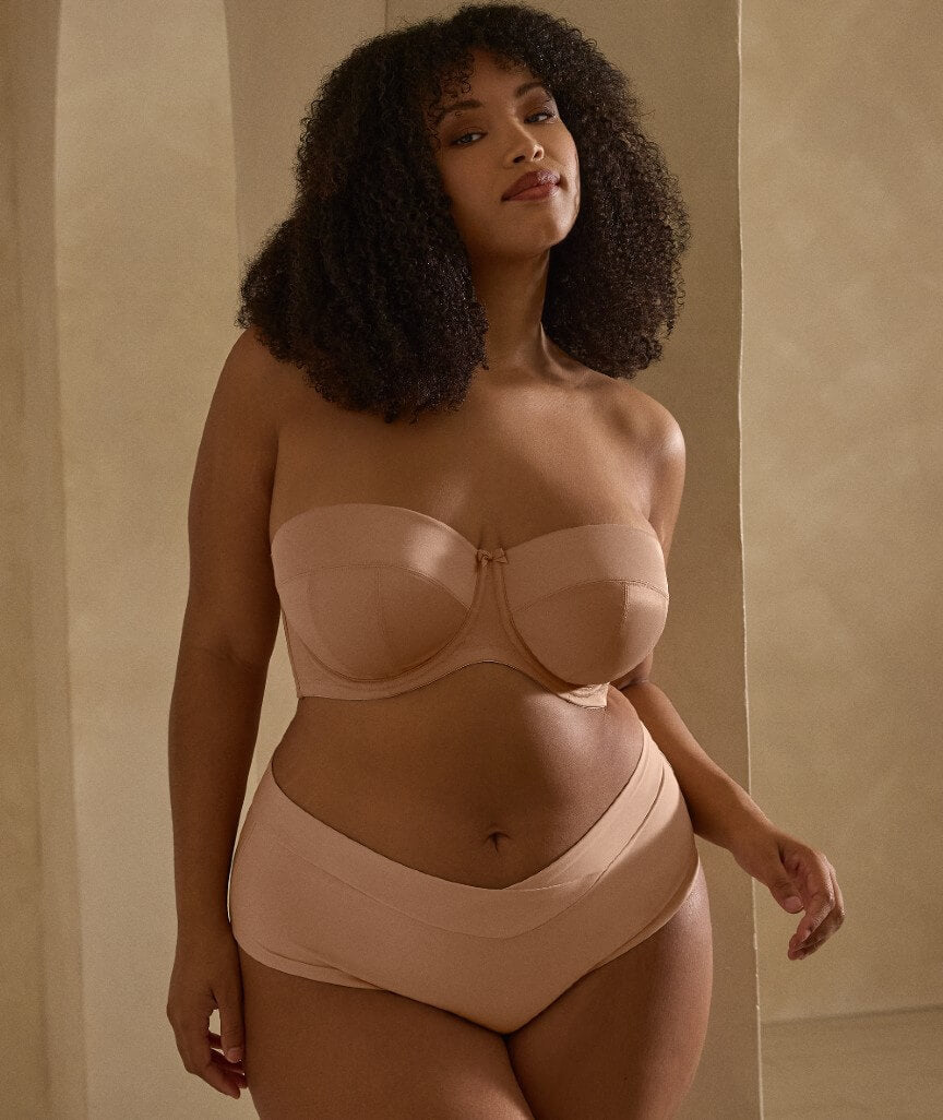 Sculptresse Dana Strapless Underwired Bra - Hazel