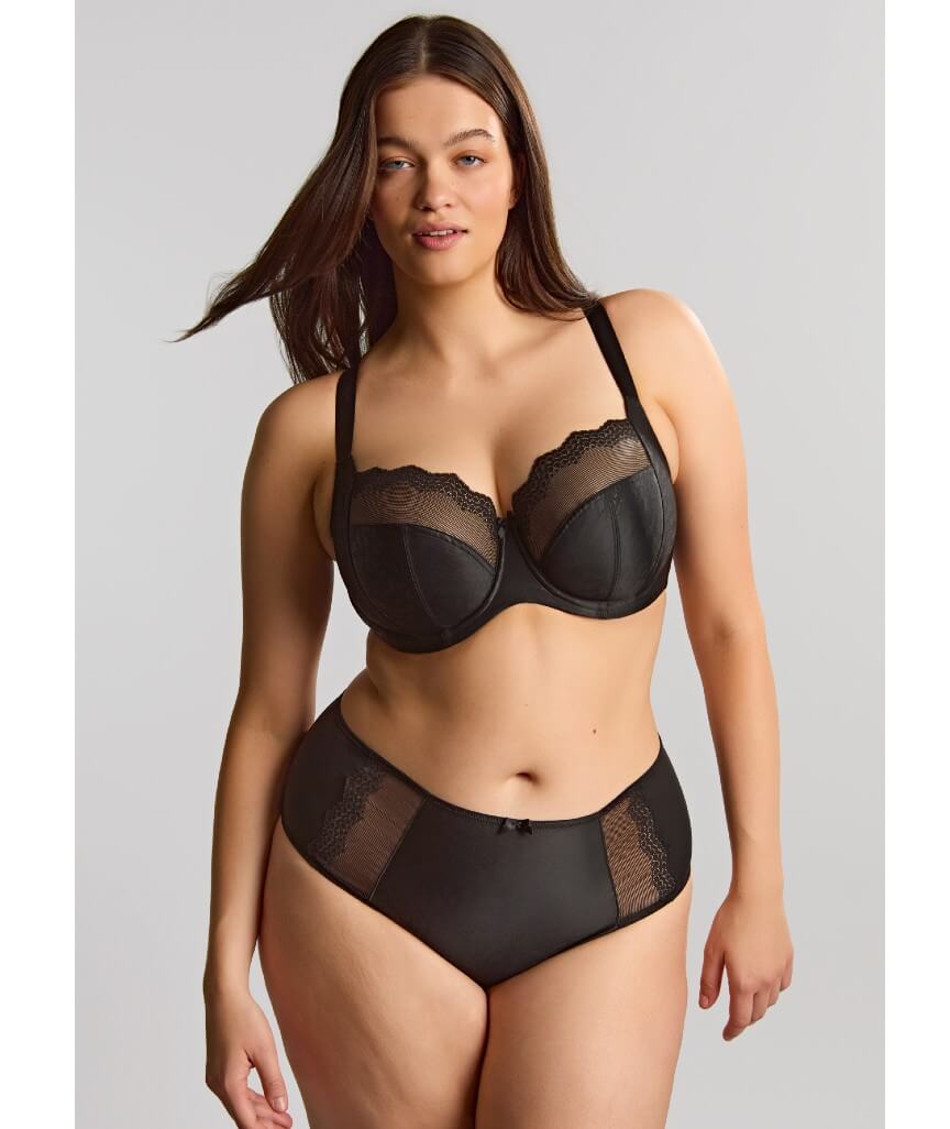 Sculptresse Esme Underwired Balconnet Bra - Black Animal