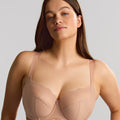 Sculptresse Esme Underwired Balconnet Bra - Mocha Animal