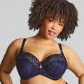 Sculptresse Estel Full Cup Underwired Bra - Navy