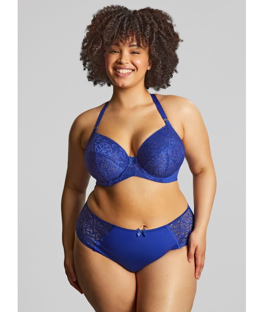Sculptresse Estel Underwire Plunge Bra - Royal Blue