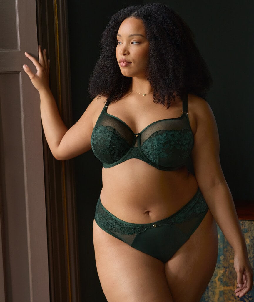 Sculptresse Josephine Full Cup Underwired Bra - Forest Green