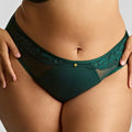 Sculptresse Josephine High Leg Brief - Forest Green