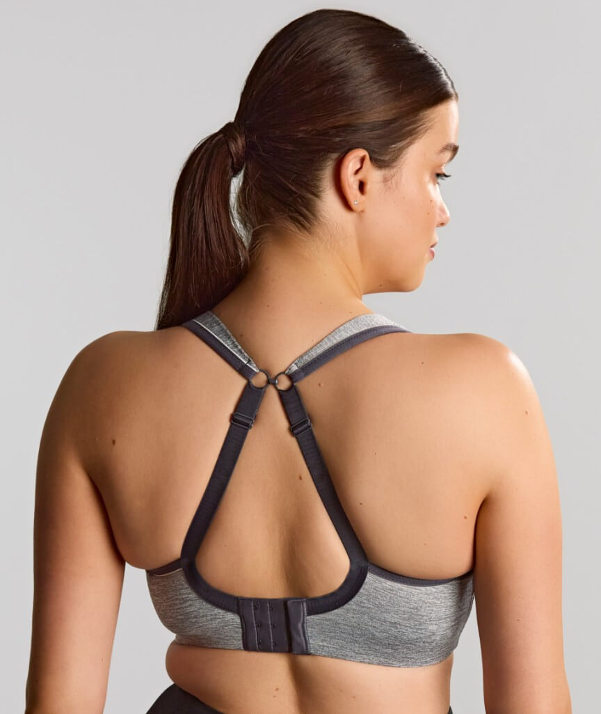 Sculptresse Activate Non Padded Underwired Sports Bra - Charcoal Marle