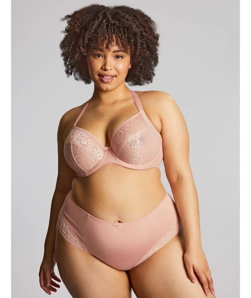 Sculptresse Roxie Plunge Underwired Bra - Misty Rose Bras 