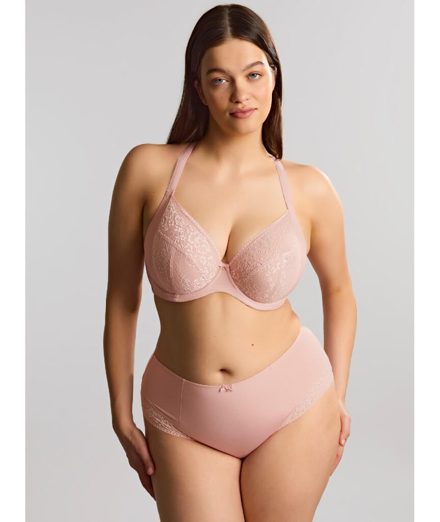 Sculptresse Roxie Plunge Underwired Bra - Misty Rose