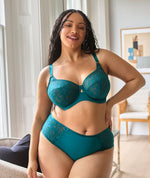 Sculptresse Sophia Underwired Full Cup Bra - Teal Blue