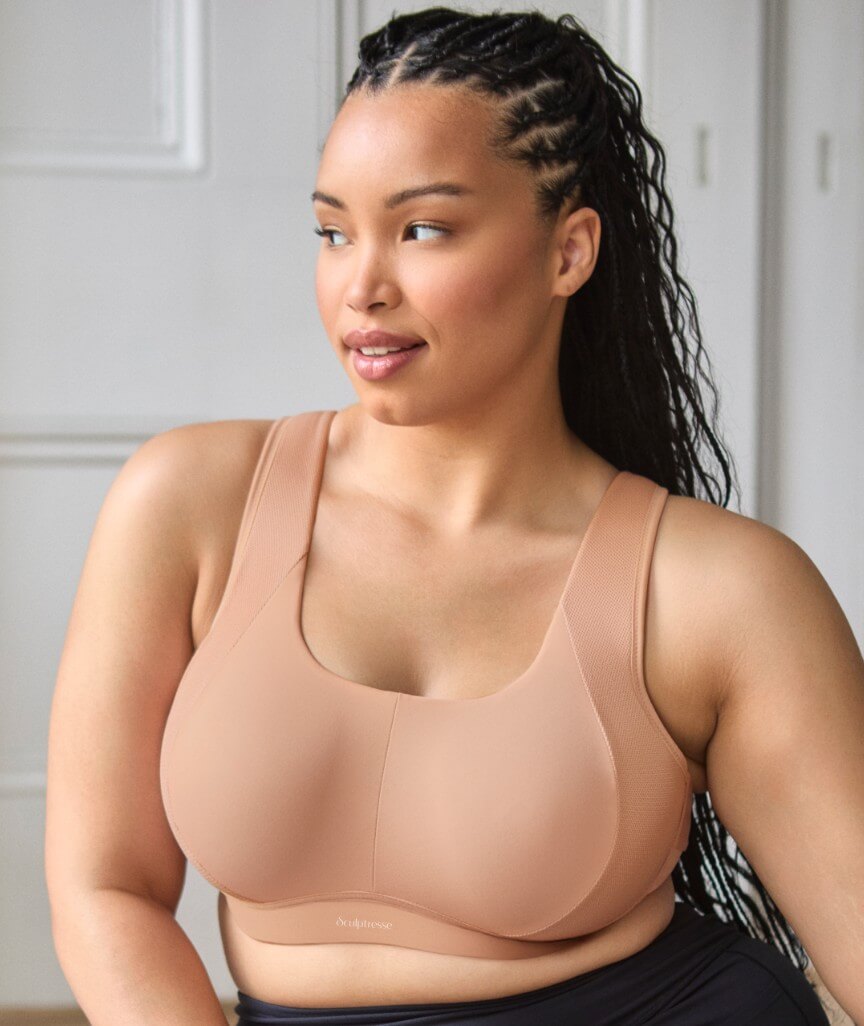 Sculptresse Thrive Non Padded Underwired Sports Bra - Dusty Rose