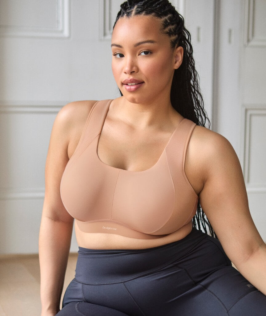 Sculptresse Thrive Non Padded Underwired Sports Bra - Dusty Rose
