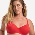 Nala Padded Flexiwire Bra - Cherry Jam