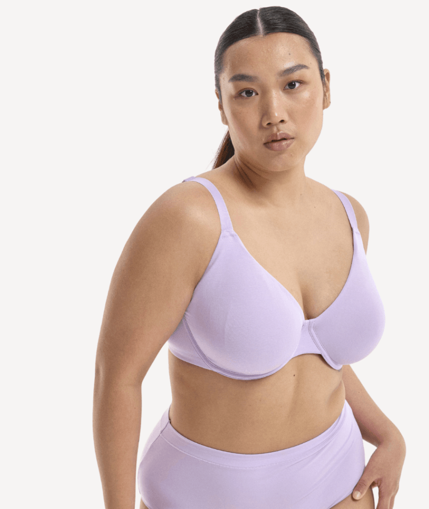 Nala Underwire Bra - Better Than Cotton - Lavender Fizz