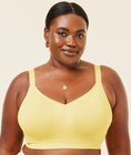 Sugar Candy Fuller Bust Seamless F-Hh Cup Wire-Free Lounge Bra - Lemon Swatch Image